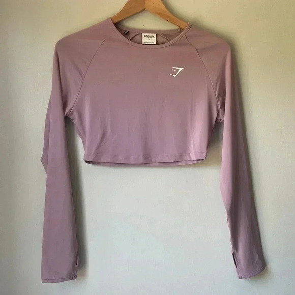 Gymshark long sleeve crop top size S - Picture 4 of 8